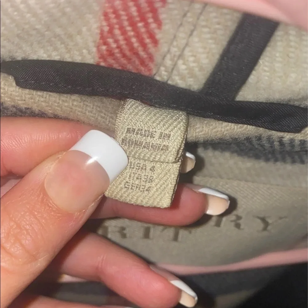 Burberry check lined wood duffle coat - Picture 5 of 5